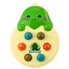 Mini Whack A Mole dinoszaurusz tojás ügyességi játék zöld