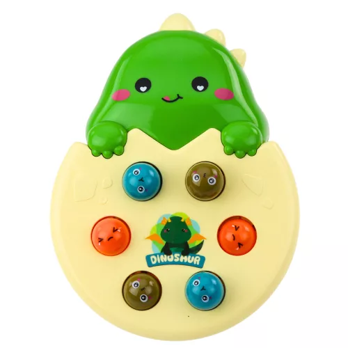 Mini Whack A Mole dinoszaurusz tojás ügyességi játék zöld