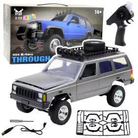 MN78 távirányítós RC terepjáró 4x4 ezüst 1:12