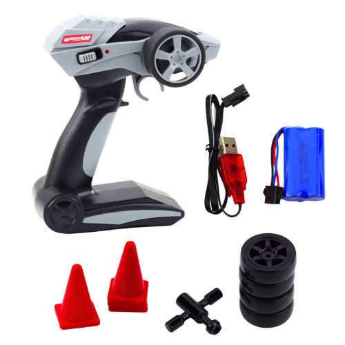 Drift autó versenyautó távirányítós kék 30km/h 1:16