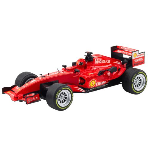 Távirányítós RC versenyautó kormánykerék fények hangjai 1:12 piros