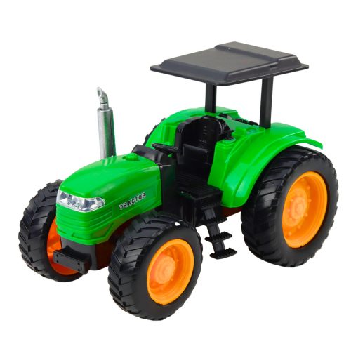 RC Green távirányítós mezőgazdasági traktor pótkocsival