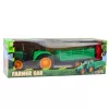 RC Green távirányítós mezőgazdasági traktor pótkocsival