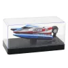 Távirányítós RC motorcsónak kék-ezüst 14cm