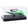 Távirányítós RC motorcsónak fehér-zöld 15cm