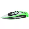 Távirányítós RC motorcsónak fehér-zöld 15cm