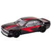 Sportautó meghajtás Fényes karosszéria fekete piros vonalak
