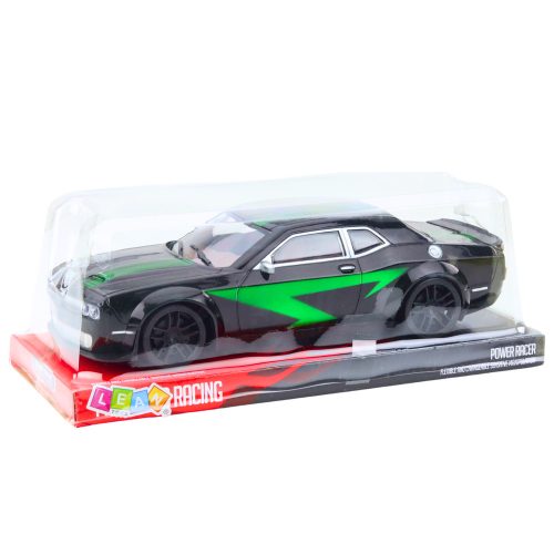 Sportautó meghajtás Fényes karosszéria fekete zöld