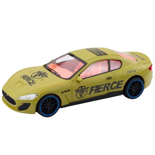 Sportautó-verseny hátsókerék-hajtású homok-khaki