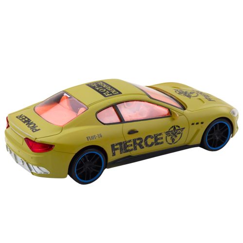 Sportautó-verseny hátsókerék-hajtású homok-khaki