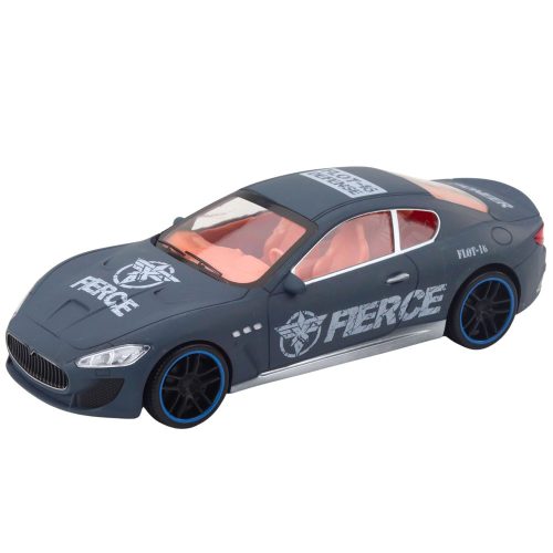 Hátsókerék-hajtású sportkocsi matt szürke karosszériával