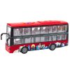 Kétszintes városi busz 1:16 A meghajtó lámpái vörösen hangzanak