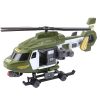 Katonai helikopter horog hordágy fényei khaki hangok 1:16