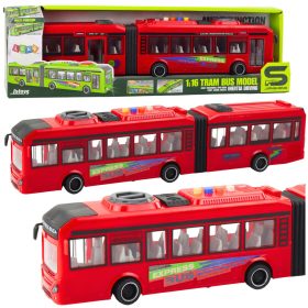 Csuklós busznyitó ajtók lámpák vörös hangok 1:16