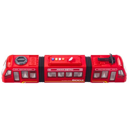 Városi Metró Villamos Nyíló Ajtók Fények Piros hangok 1:16