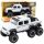 Off-road autó súrlódó meghajtó lámpák hangok Pearl White 6x6 1:16