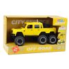 Terepjáró autók súrlódó meghajtó lámpái sárga hangok 6x6 1:16