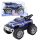 Hátsókerék-hajtású terepjáró mentőautó vonóhoroggal, kék 27cm