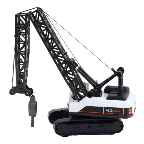 Lánctalpas építőipari daru 360°-ban forgatható mozgatható horog fehér