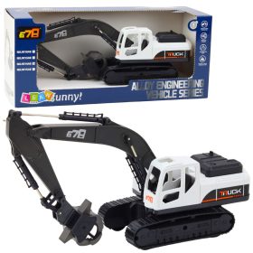   Lánctalpas kotró markolat mozgatható kanál 360°-ban forgatható