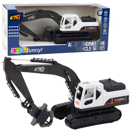 Lánctalpas kotró markolat mozgatható kanál 360°-ban forgatható