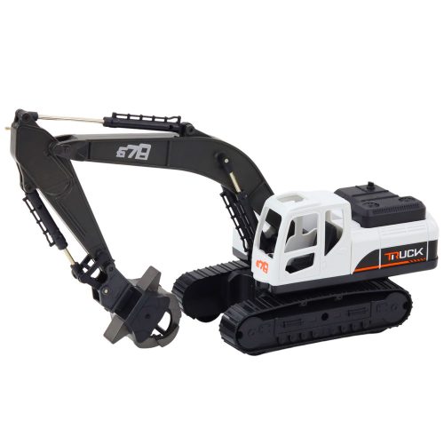 Lánctalpas kotró markolat mozgatható kanál 360°-ban forgatható