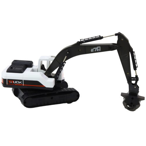 Lánctalpas kotró markolat mozgatható kanál 360°-ban forgatható