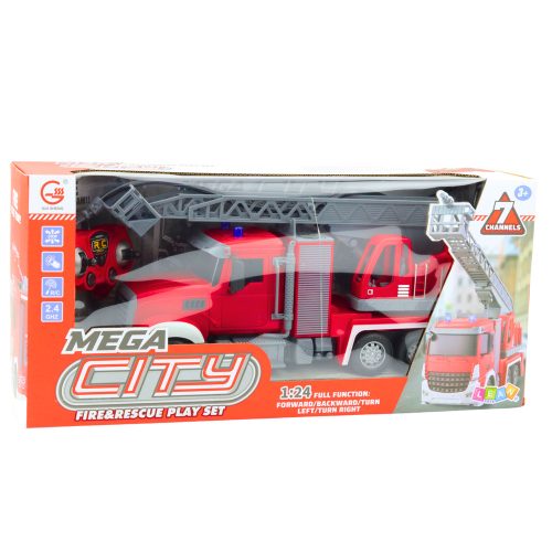 Tűzoltóautó gém vízöntő funkcióval 1:24