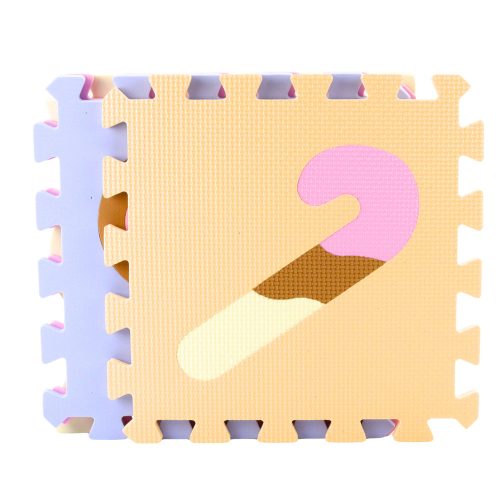 Puha Puzzle Oktatószőnyeg EVA Hab Pasztell Állatok 16 db.