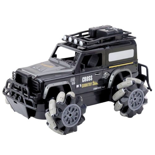 RC terepjáró autós távirányítós 360°-os elforgatás 1:12 fekete