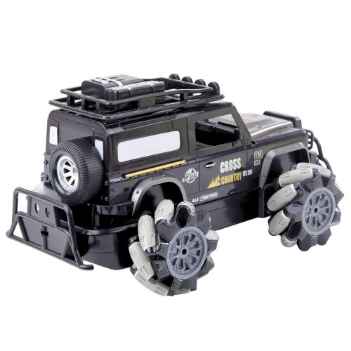 RC terepjáró autós távirányítós 360°-os elforgatás 1:12 fekete