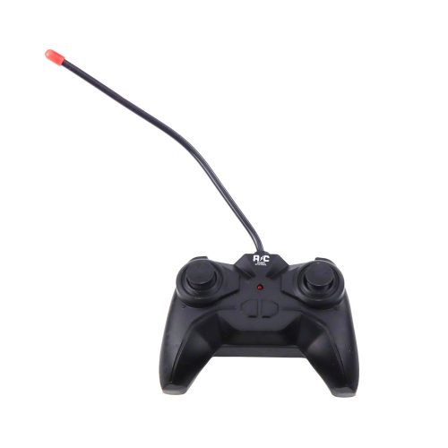 RC versenyautó ragyogó karosszériával, kék és sárga