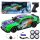 RC távirányító Sportautó Világító Drift Body Green