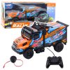 RC Truck távirányítós autó narancssárga megvilágított karosszériával