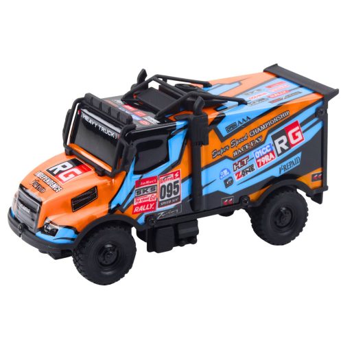RC Truck távirányítós autó narancssárga megvilágított karosszériával