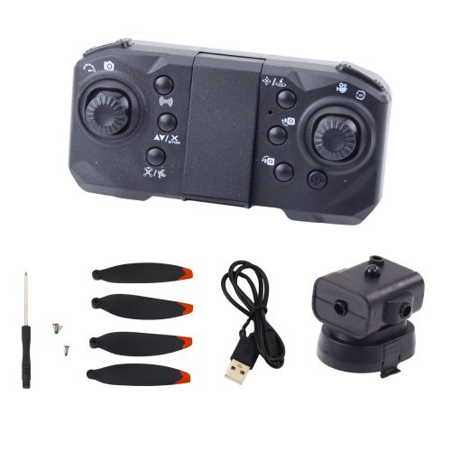 D6 PRO Drone Dual HD kamera LED narancssárga fényű