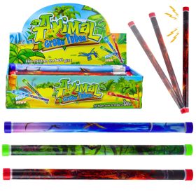   Dinoszaurusz témájú hangcső fényeffektusokkal, 36 db-os készlet