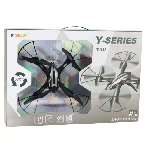 Y30 távirányítós drone LED lámpák fény giroszkóp 360°-ban forgatható