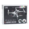 Drón Y329 HD kamera WIFI LED világítás App Fekete Szén