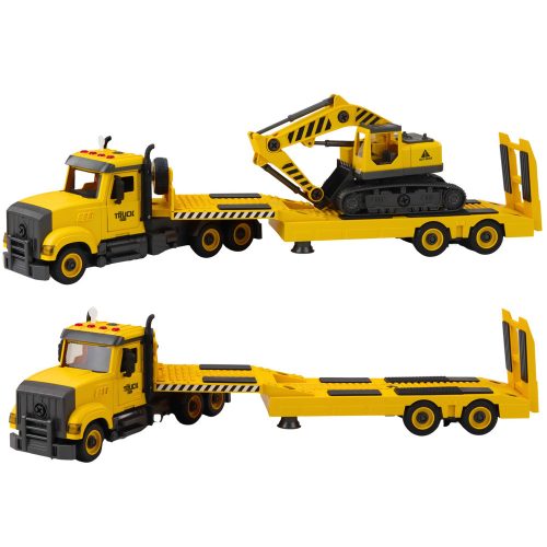 DIY vontató teherautó esztergáló lánctalpas kotrógép fények hangjai