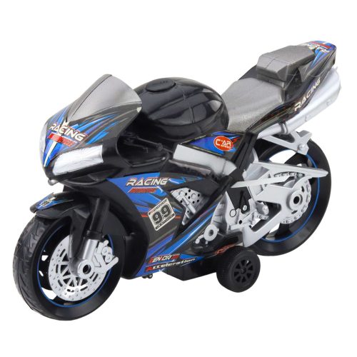 Racing Bike Racer meghajtó lámpák Fekete kék hangok