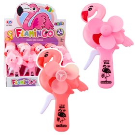 Flamingo rózsaszín kézi ventilátor