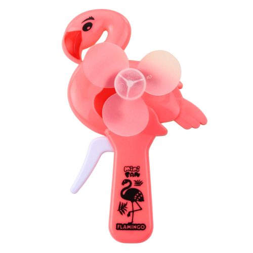 Flamingo rózsaszín kézi ventilátor