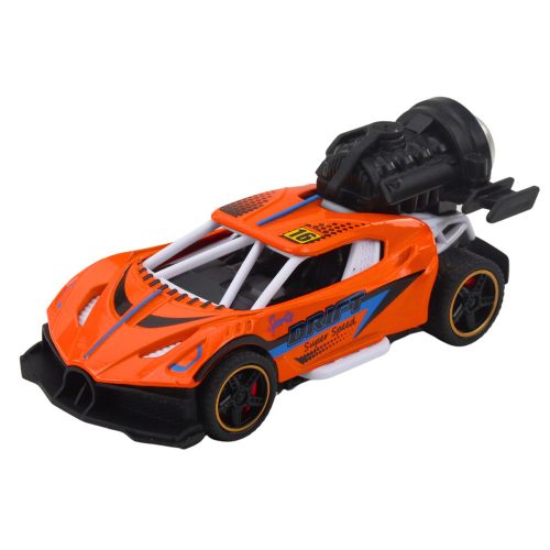 Sportautó fényekkel, hangokkal, füsthatás keverékkel