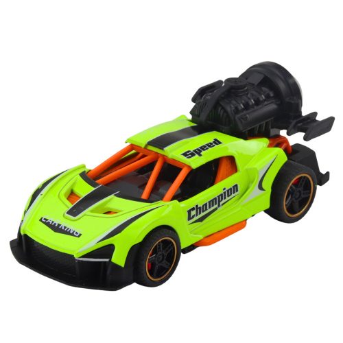 Sportautó fényekkel, hangokkal, füsthatás keverékkel