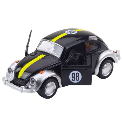 Klasszikus Bogár autó fém visszahúzható meghajtó nyitható ajtók keveréke