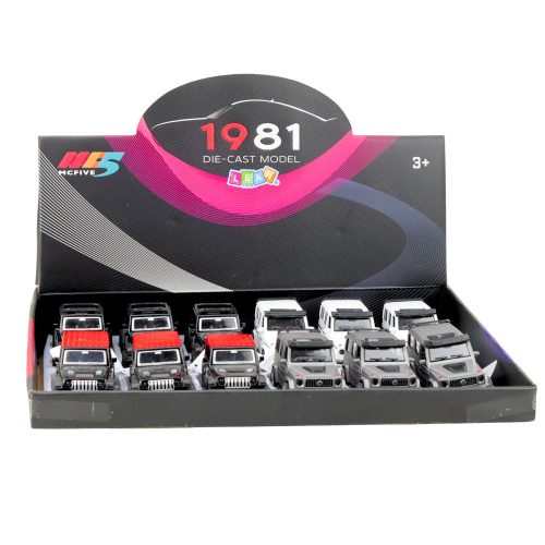 Terepjáró SUV autó Fém visszahúzható meghajtó Nyíló ajtók Mix