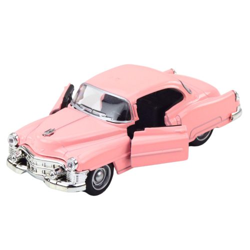 Klasszikus autó az 50-es évekből. Fém visszahúzható meghajtó. Ajtók nyitása. 1:32 Keverés.