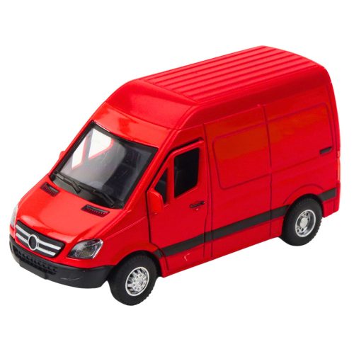 Szállítási teherautó fémvörös 1:32 Fényhangok