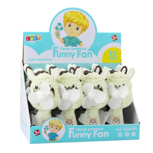 Pinwheel mechanikus kézi ventilátor gyerekeknek Alpaca Mix